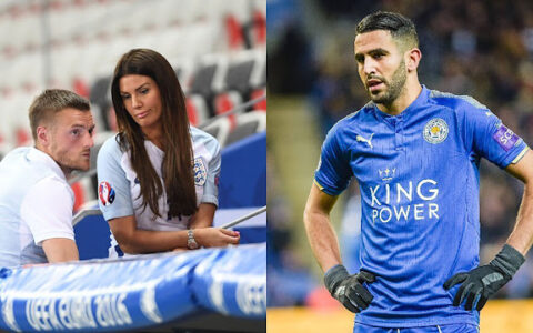 زوجتا جيمي فاردي وواين روني أمام القضاء بسبب رياض محرز.. فما القصة؟
